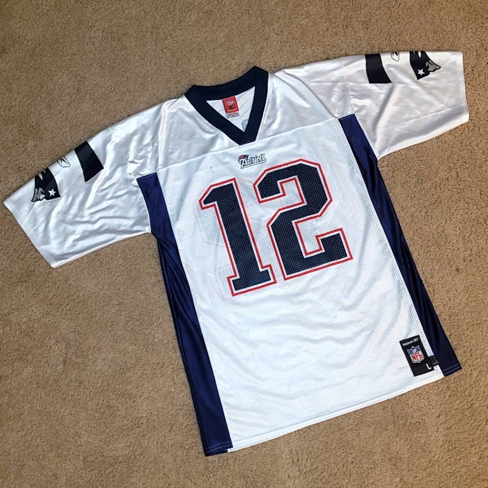 Tom Brady Authentic Reebok Replica Jersey(Away)